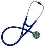 UltraScope Single Stethoscope Polka Dots Purple and Light Green