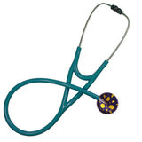 UltraScope Single Stethoscope Polka Dots Purple and Yellow