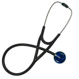 UltraScope Single Stethoscope Black Pinstripe Royal Blue