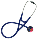 UltraScope Single Stethoscope Lotus Flower Navy Blue