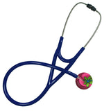 UltraScope Single Stethoscope Abstract Daisy Hot Pink and Light Green
