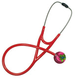 UltraScope Single Stethoscope Abstract Daisy Hot Pink and Light Green