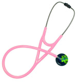 UltraScope Single Stethoscope Abstract Daisy Navy Blue and Light Green