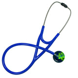 UltraScope Single Stethoscope Abstract Daisy Navy Blue and Light Green