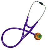 UltraScope Single Stethoscope Abstract Daisy Orange and Light Green