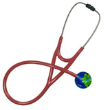 UltraScope Single Stethoscope Abstract Daisy Royal Blue and Light Green