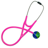 UltraScope Single Stethoscope Abstract Daisy Royal Blue and Light Green