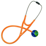 UltraScope Single Stethoscope Abstract Daisy Royal Blue and Light Green