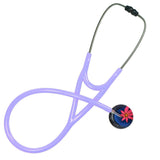 UltraScope Single Stethoscope Abstract Daisy Navy Blue and Hot Pink