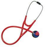 UltraScope Single Stethoscope Abstract Daisy Navy Blue and Hot Pink