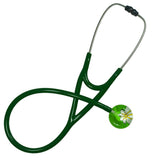 UltraScope Single Stethoscope Abstract Daisy Light Green and White