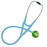 UltraScope Single Stethoscope Abstract Daisy Light Green and White