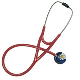 UltraScope Single Stethoscope Abstract Daisy Navy Blue and White