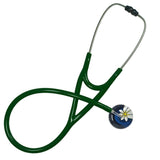 UltraScope Single Stethoscope Abstract Daisy Navy Blue and White
