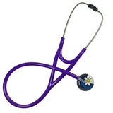 UltraScope Single Stethoscope Abstract Daisy Navy Blue and White