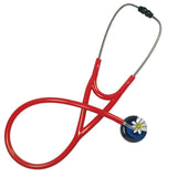 UltraScope Single Stethoscope Abstract Daisy Navy Blue and White