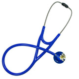 UltraScope Single Stethoscope Abstract Daisy Royal Blue and White