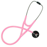UltraScope Single Stethoscope Girly Skull Black and Pink Ribbon