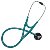 UltraScope Single Stethoscope Girly Skull Black and Purple Ribbon