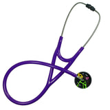 UltraScope Single Stethoscope Peace Signs Black