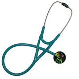 UltraScope Single Stethoscope Peace Signs Black