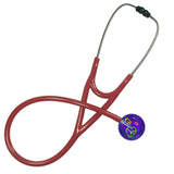 UltraScope Single Stethoscope Peace Signs Purple