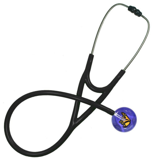 UltraScope Single Stethoscope Monarch Butterfly Purple