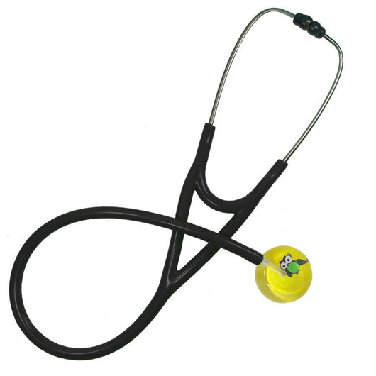 UltraScope Single Stethoscope Cartoon Owl Yellow