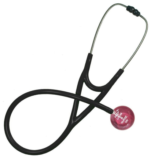 UltraScope Single Stethoscope Keep Calm & Nurse On (Pre- Engraved) Burgundy