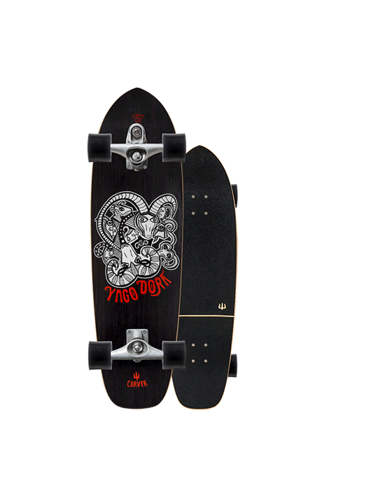 33.75 Yago Dora C7 Carver Skateboard
