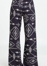 Billabong Midnight Hour Pants-Black White
