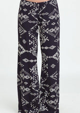 Billabong Midnight Hour Pants-Black White