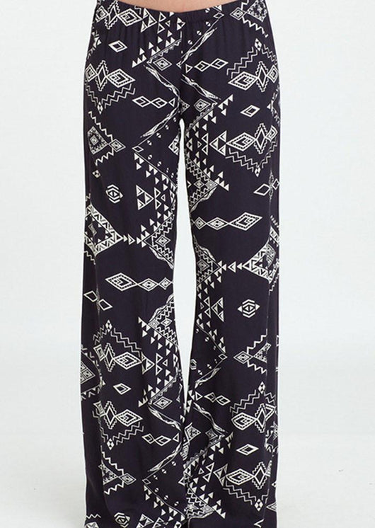 Billabong Midnight Hour Pants-Black White